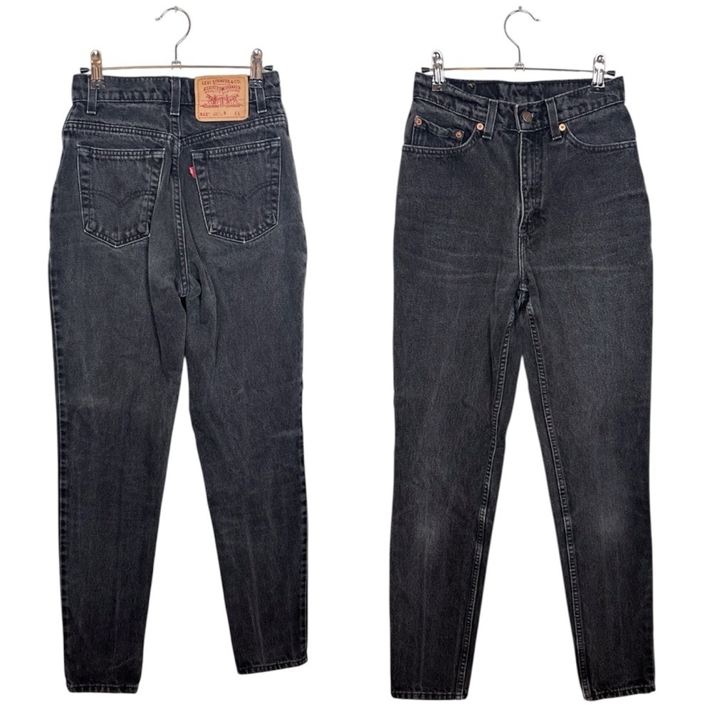 Vintage Levi’s 512 Slim Fit Tapered High-waist Jeans Made in USA